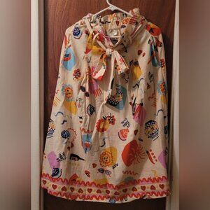 Her Destiny  "Dolce Vita" Print Skirt.